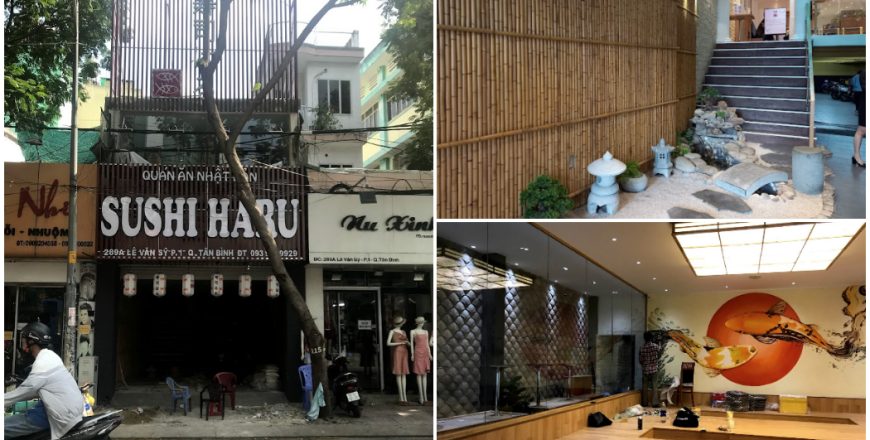 Thi công nhà hàng Haru Sushi – Lê Văn Sĩ