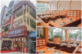 Thi công trọn gói nhà hàng Sushi Haru Q1