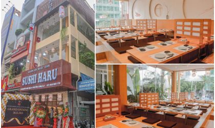 Thi công trọn gói nhà hàng Sushi Haru Q1