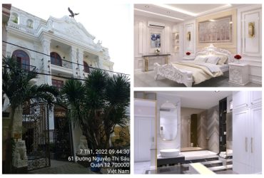 Thiết kế & Thi công cải tạo Biệt thự nhà anh Liên – Q12