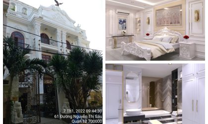 Thiết kế & Thi công cải tạo Biệt thự nhà anh Liên – Q12
