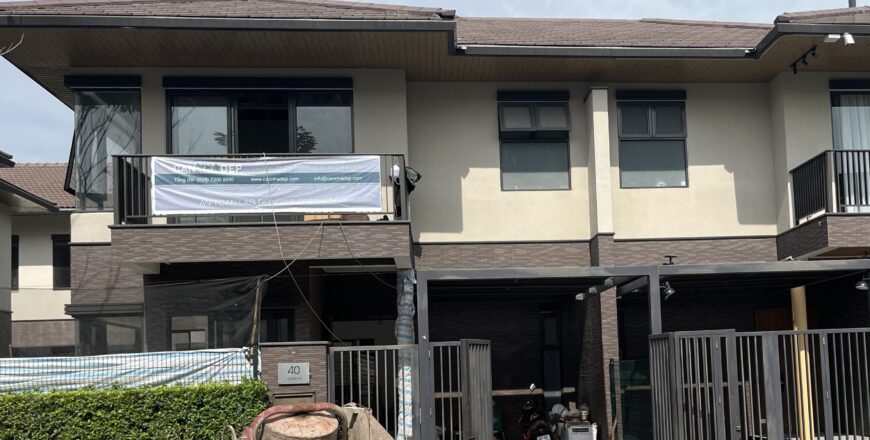 Thi công hoàn thiện Biệt thự song lập Waterpoint – Bến Lức