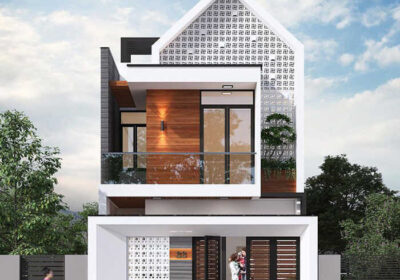 Mẫu nhà ống 2 tầng 5x20m ấn tượng