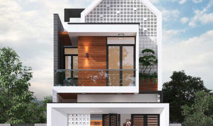 Mẫu nhà ống 2 tầng 5x20m ấn tượng