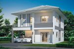 Mẫu nhà 2 tầng mái thái 5 phòng ngủ cho gia đình 3 thế hệ