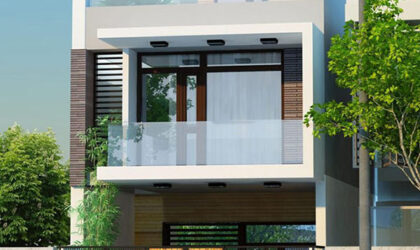 Mẫu nhà 4m x 20m 2 tầng hiện đại