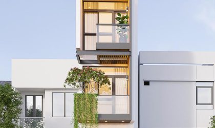 Mẫu nhà phố 4 tầng 3mx20m
