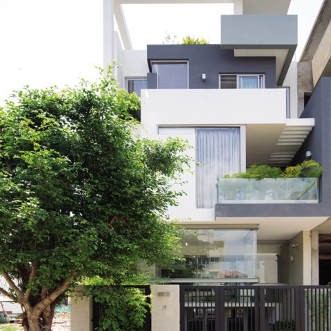 Mẫu nhà phố 4 tầng 120m2