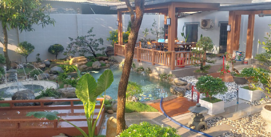 Thi công hồ cá koi – Củ Chi