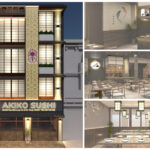 Mặt tiền và bố trí trong Nhà hàng Sushi