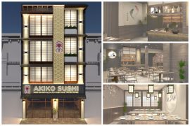 Thiết kế thi công nhà hàng sushi Akido – Phú Nhận