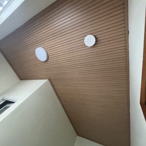 Trần nhựa lam sóng trang trí mái tôn